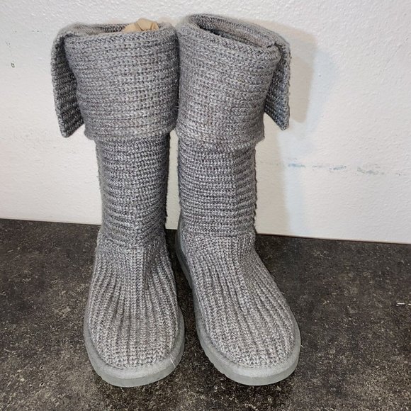 COPY - UGG Australia Cardy Classic Tall Grey Boots. Size 7 Women’s Suede - Picture 4 of 13